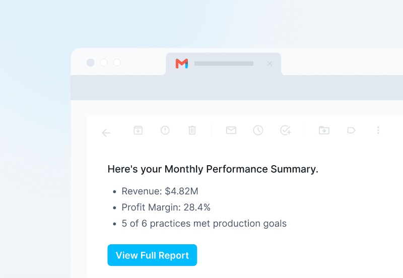 Scheduled Performance Digests